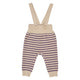 müsli KNIT STRIPE strik overalls Bodystockings Oak 013040001