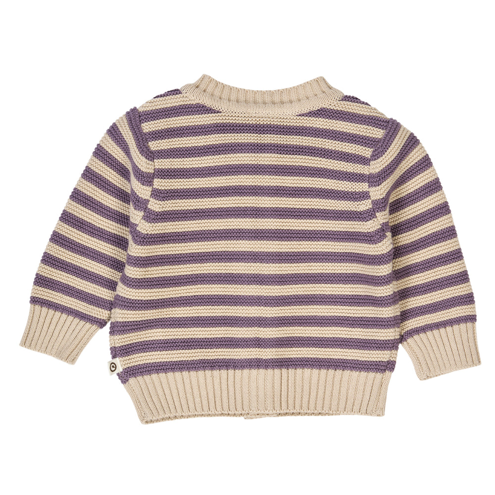 müsli KNIT STRIPE strikcardigan Langærmet bluse Oak 013040001