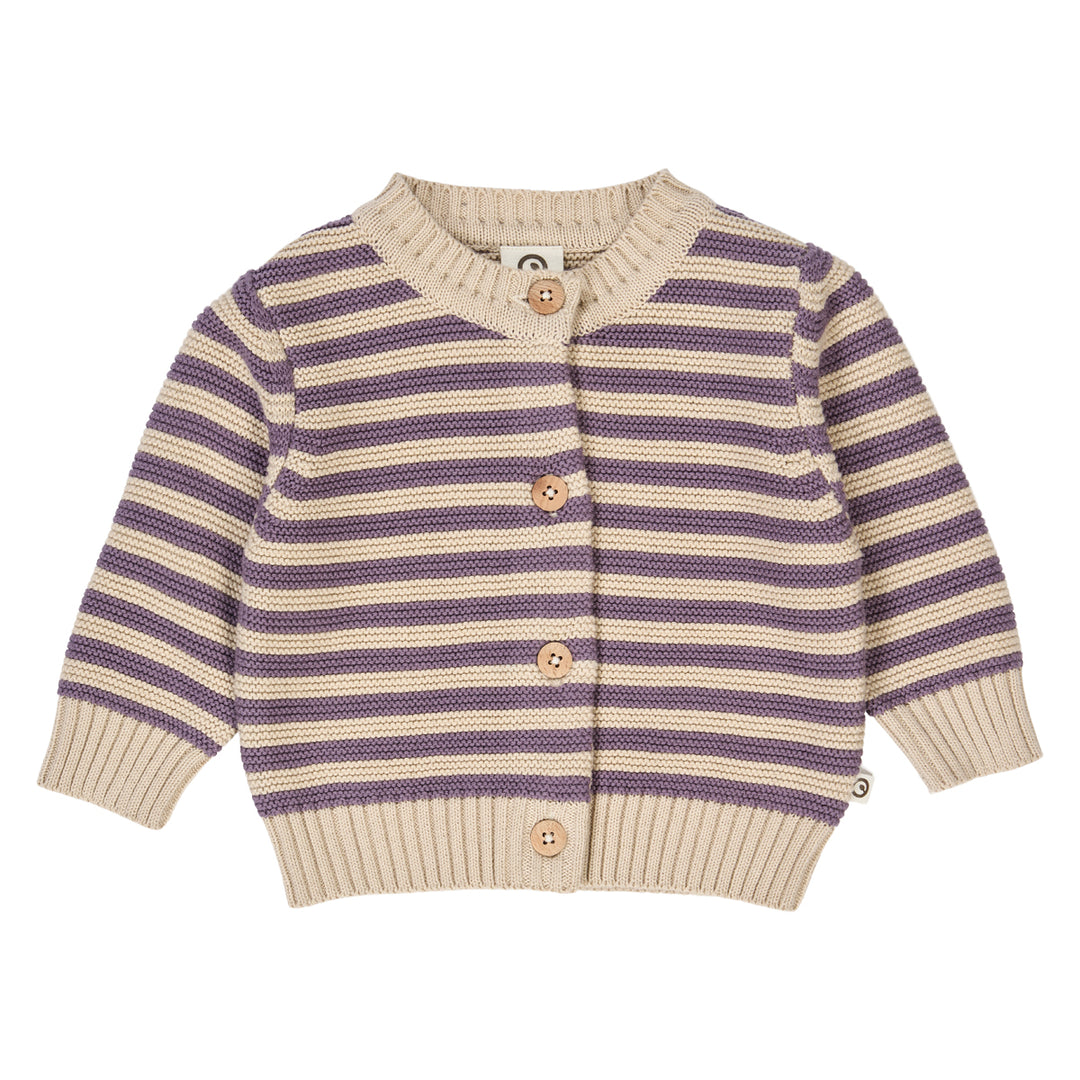 müsli KNIT STRIPE strikcardigan Langærmet bluse Oak 013040001