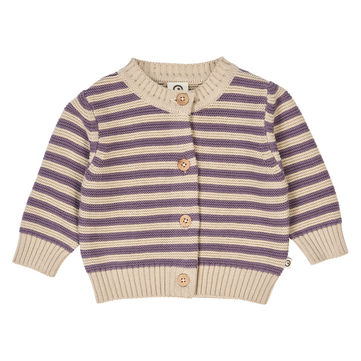 müsli KNIT STRIPE strikcardigan Langærmet bluse Oak 013040001