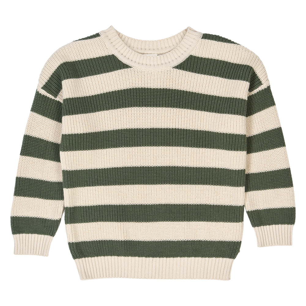 müsli KNIT STRIPE striktrøje Langærmet bluse Oak 013040001