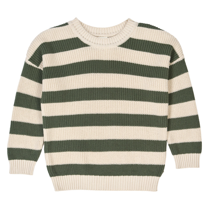 müsli KNIT STRIPE striktrøje Langærmet bluse Oak 013040001