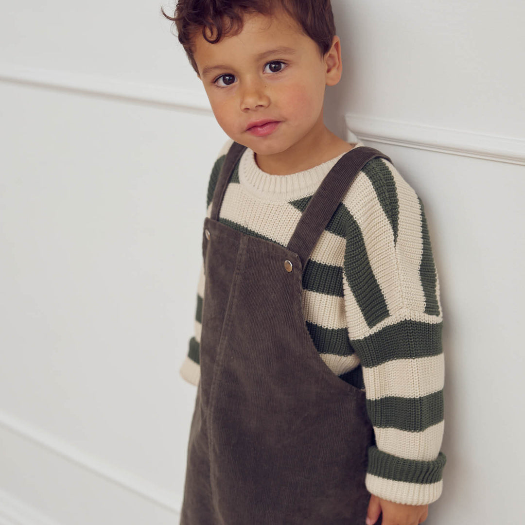 müsli KNIT STRIPE striktrøje Langærmet bluse Oak 013040001