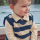 müsli KNIT stribet strikket vest Langærmet bluse Navy 019403101