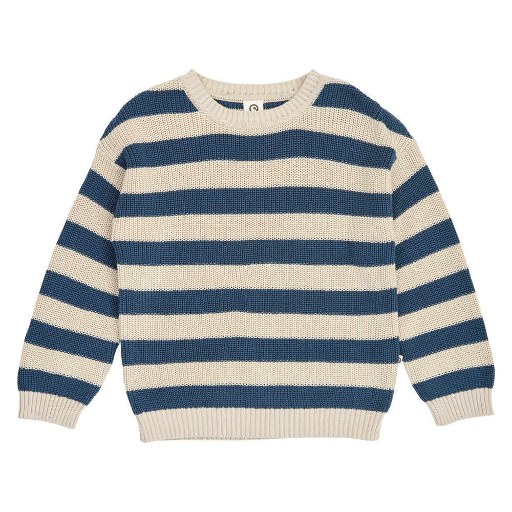 müsli KNIT stribet trøje Langærmet bluse Navy 019403101