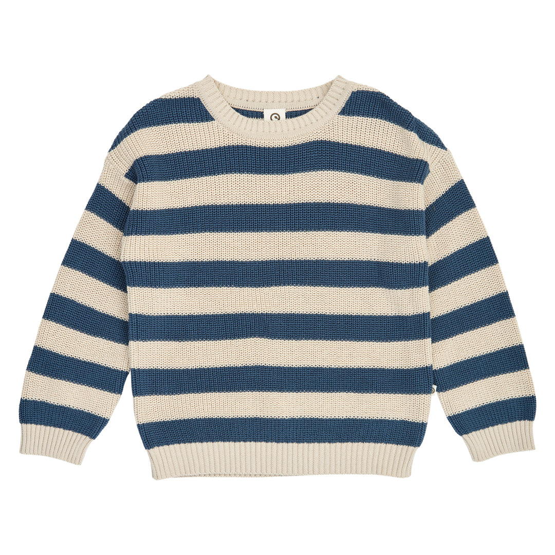 müsli KNIT stribet trøje Langærmet bluse Navy 019403101