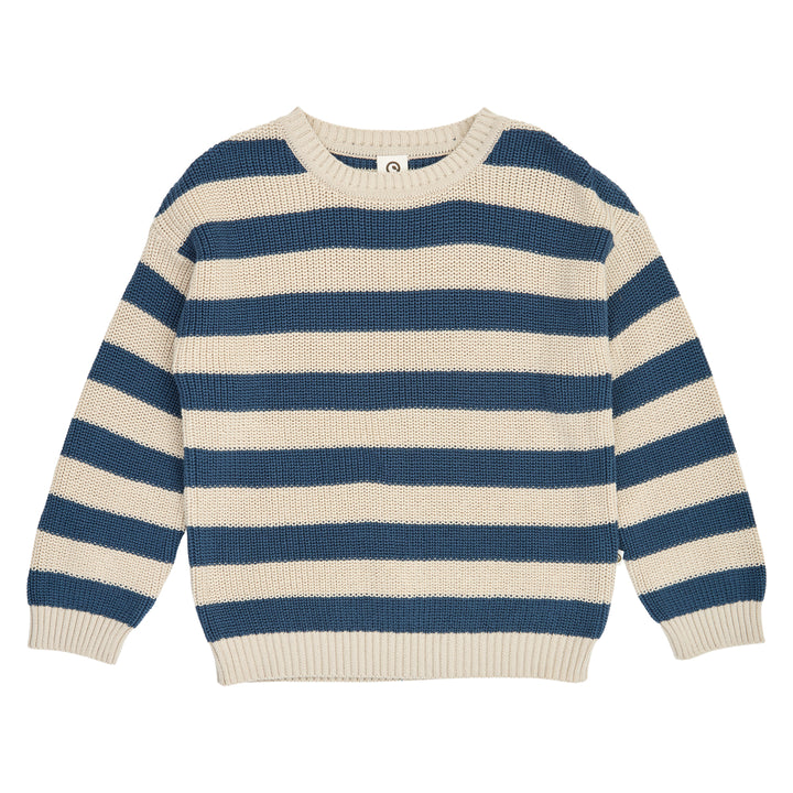müsli KNIT stribet trøje Langærmet bluse Navy 019403101