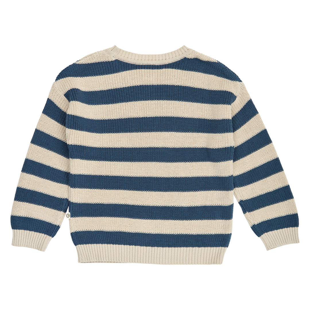 müsli KNIT stribet trøje Langærmet bluse Navy 019403101
