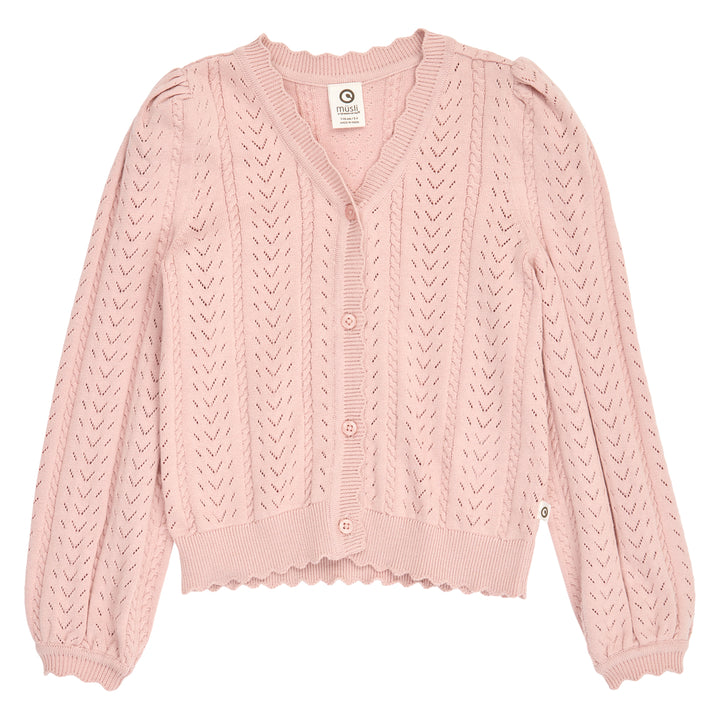 müsli KNIT strik cardigan Langærmet bluse Blush 014150801