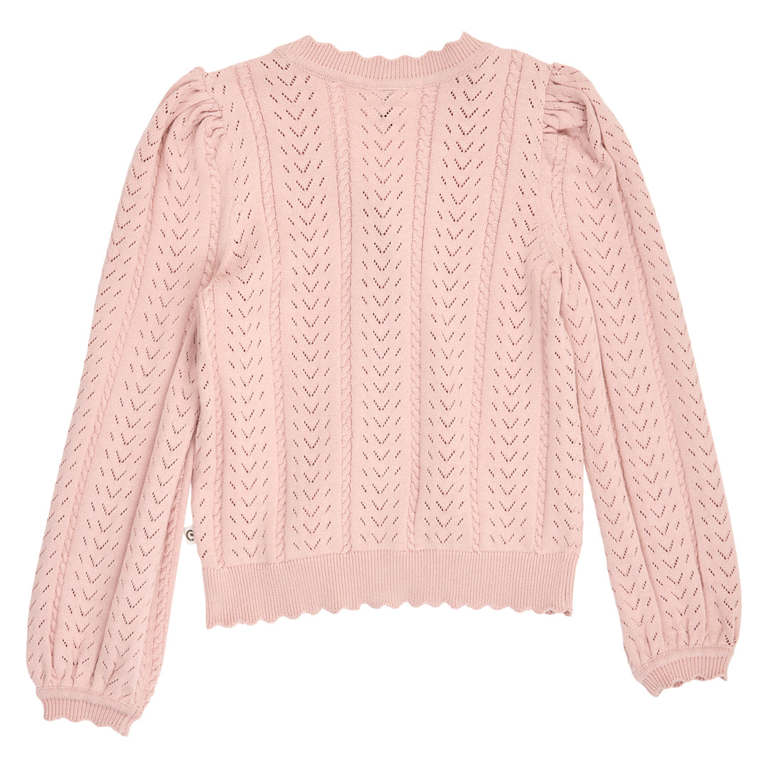 müsli KNIT strik cardigan Langærmet bluse Blush 014150801