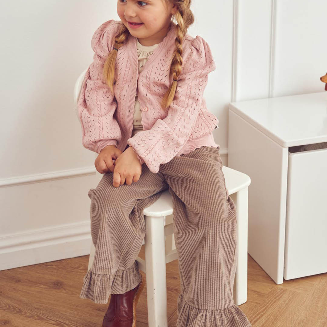 müsli KNIT strik cardigan Langærmet bluse Blush 014150801