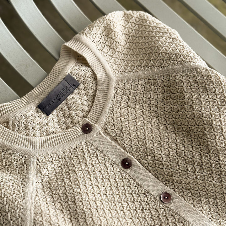Conservandum KNIT strikket cardigan Cardigan Birch 013090500