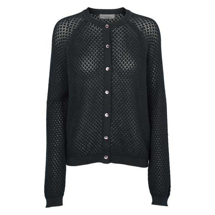 Conservandum KNIT strikket cardigan Cardigan Black 019400706