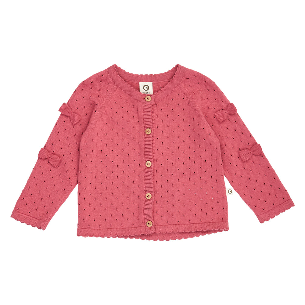 müsli KNIT strikket cardigan Langærmet bluse Baroque Rose 018163400
