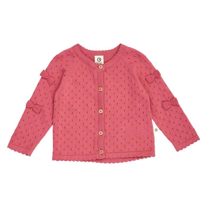 müsli KNIT strikket cardigan Langærmet bluse Baroque Rose 018163400