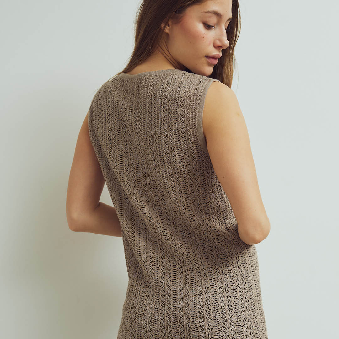 Conservandum KNIT strikket kjole Kjoler Cashmere 016110301