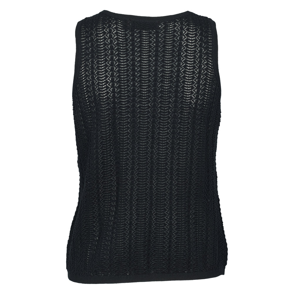 Conservandum KNIT strikket top T-shirt Black 019400706