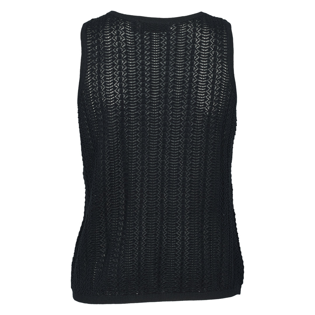 Conservandum KNIT strikket top T-shirt Black 019400706
