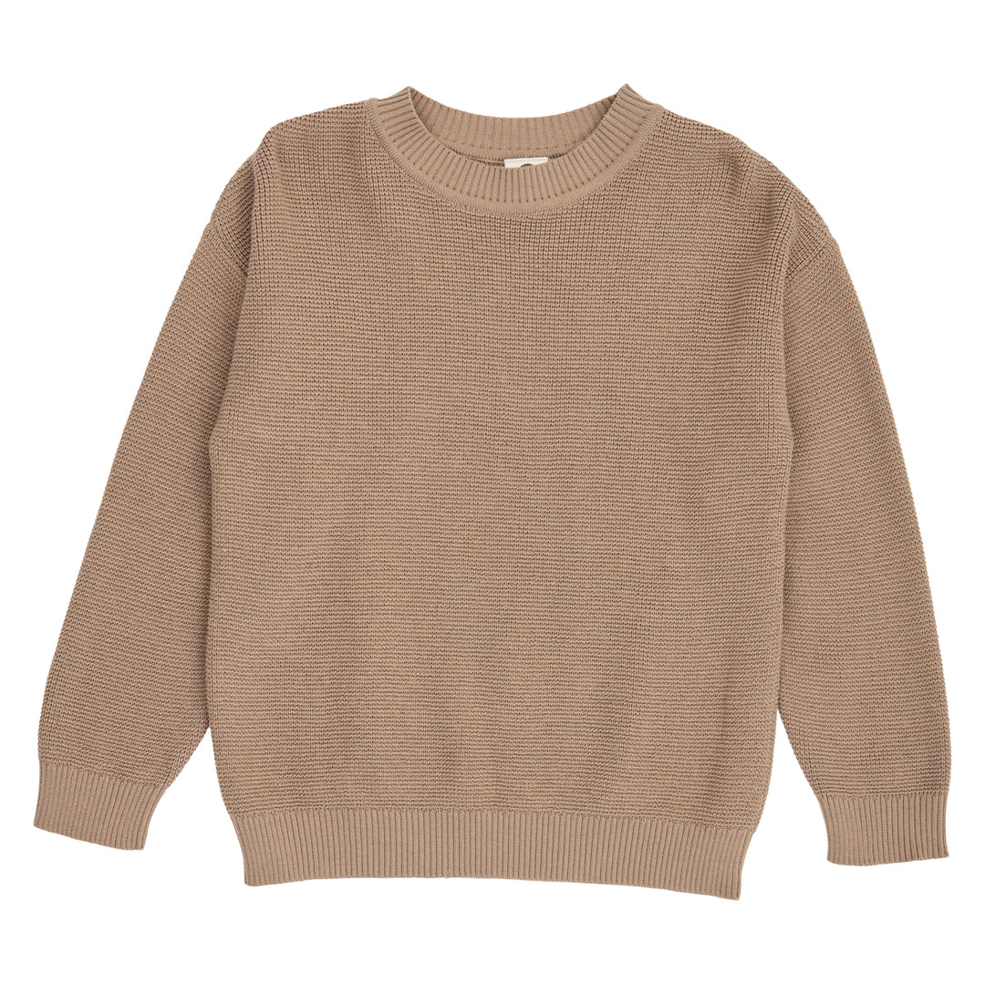 müsli KNIT strikket trøje Langærmet bluse Walnut 017080802
