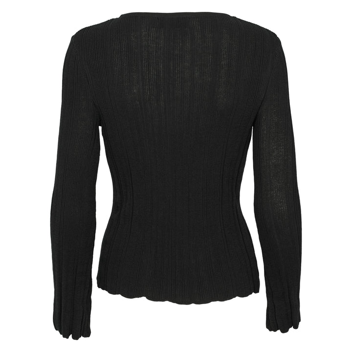 Conservandum KNIT strikket trøje -slim fit Sweatshirt Black 019400706