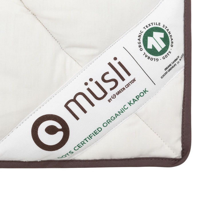müsli Kapok pude 60x40 cm Sengetøj Cream 011060200