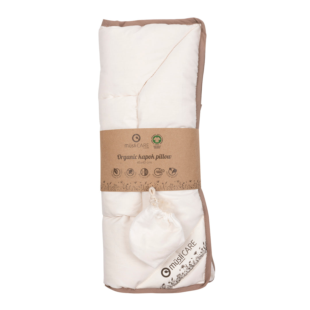 müsli Kapok pude 60x40 cm Sengetøj Cream 011060200