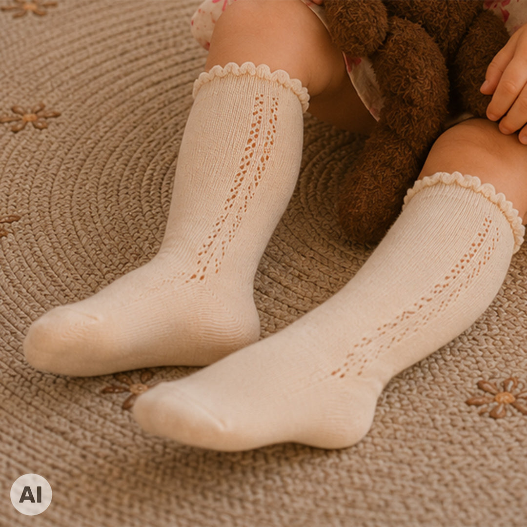 müsli Knæ strømper Socks Oat 013040401