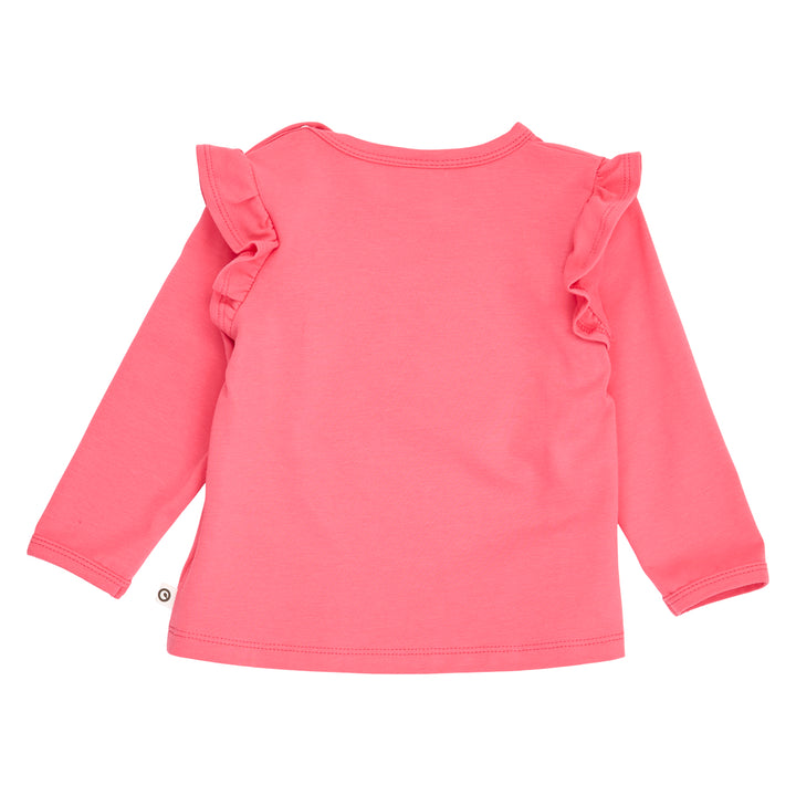 müsli LOVE letter bluse med flæse Langærmet bluse Rouge Red 018175500