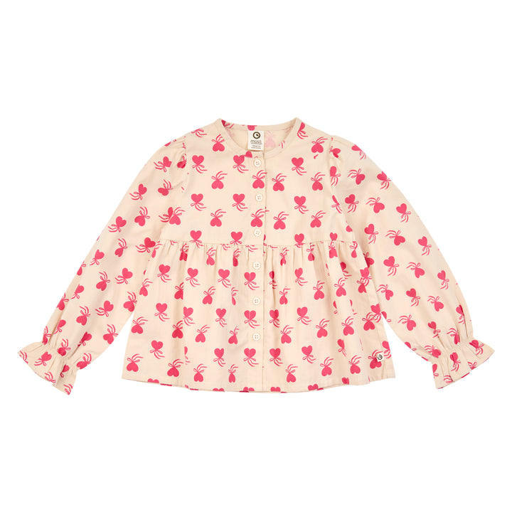 müsli LOVE letter skjorte Langærmet bluse Oak/ Rouge red 690000340