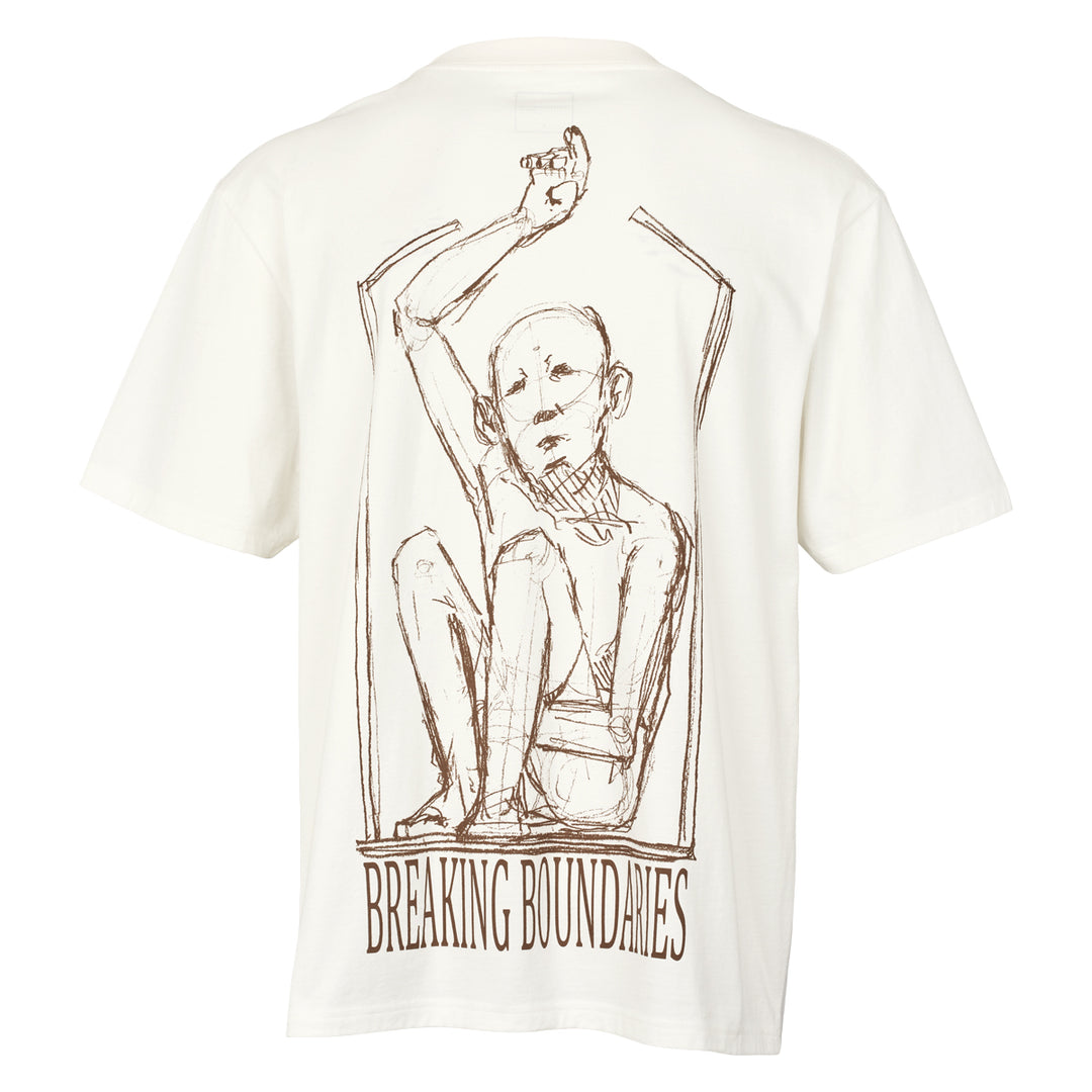 Conservandum MARIUS BOX fit T-shirt T-shirt Bone white 011480101