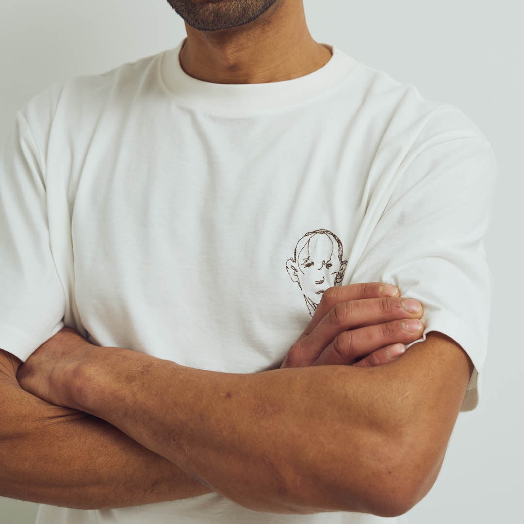 Conservandum MARIUS BOX fit T-shirt T-shirt Bone white 011480101
