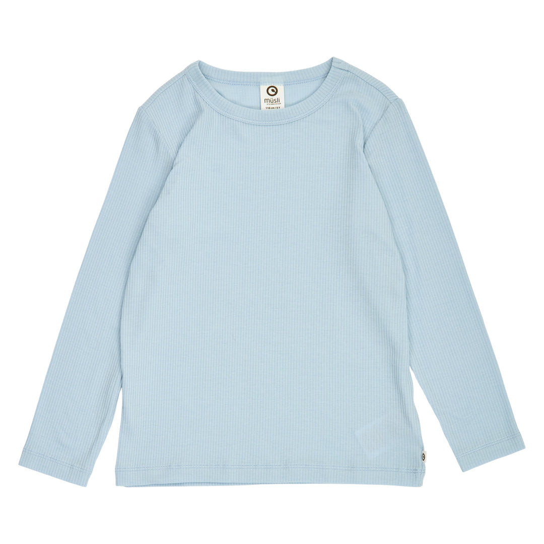 müsli MELLOW tencel bluse Langærmet bluse Ocean 014421102
