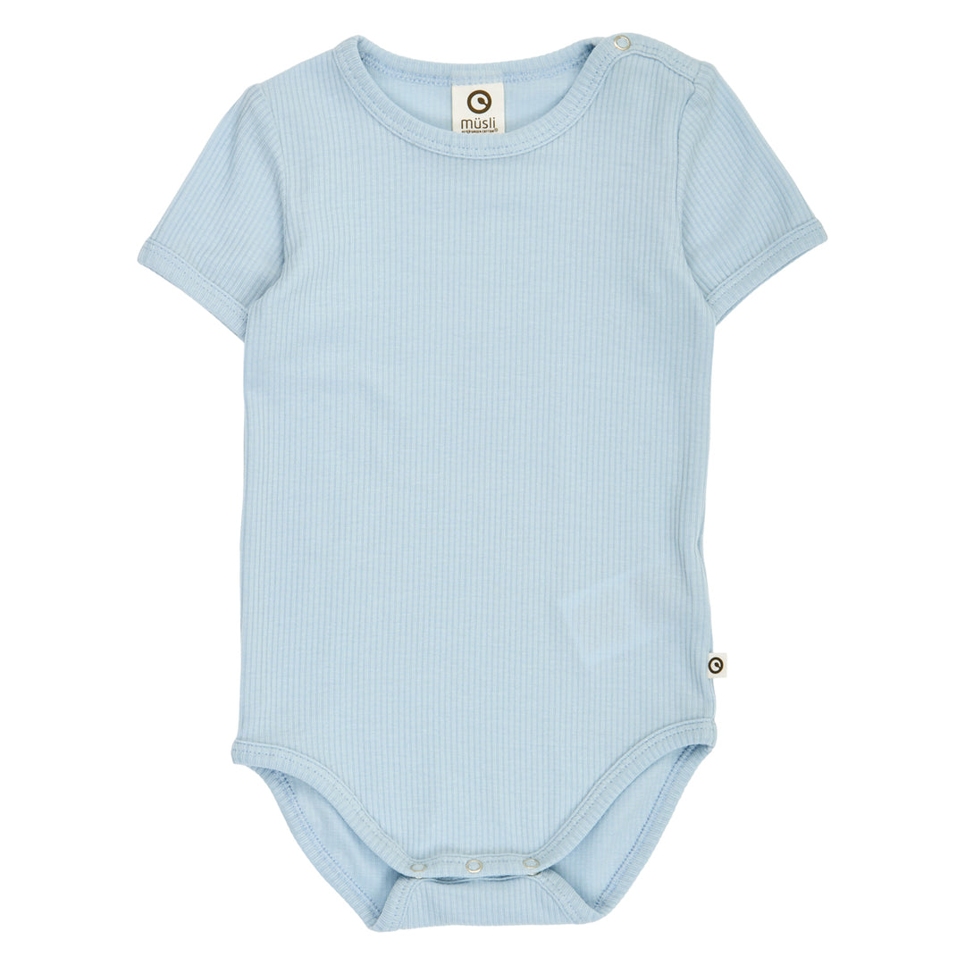 müsli MELLOW tencel kortærmet body Bodystockings Ocean 014421102