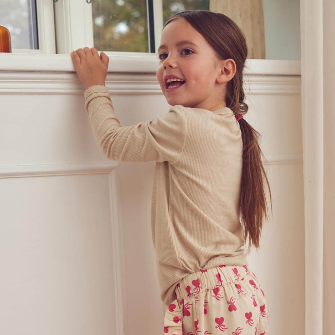 müsli MELLOW tencel picot bluse Langærmet bluse Oak 013040001