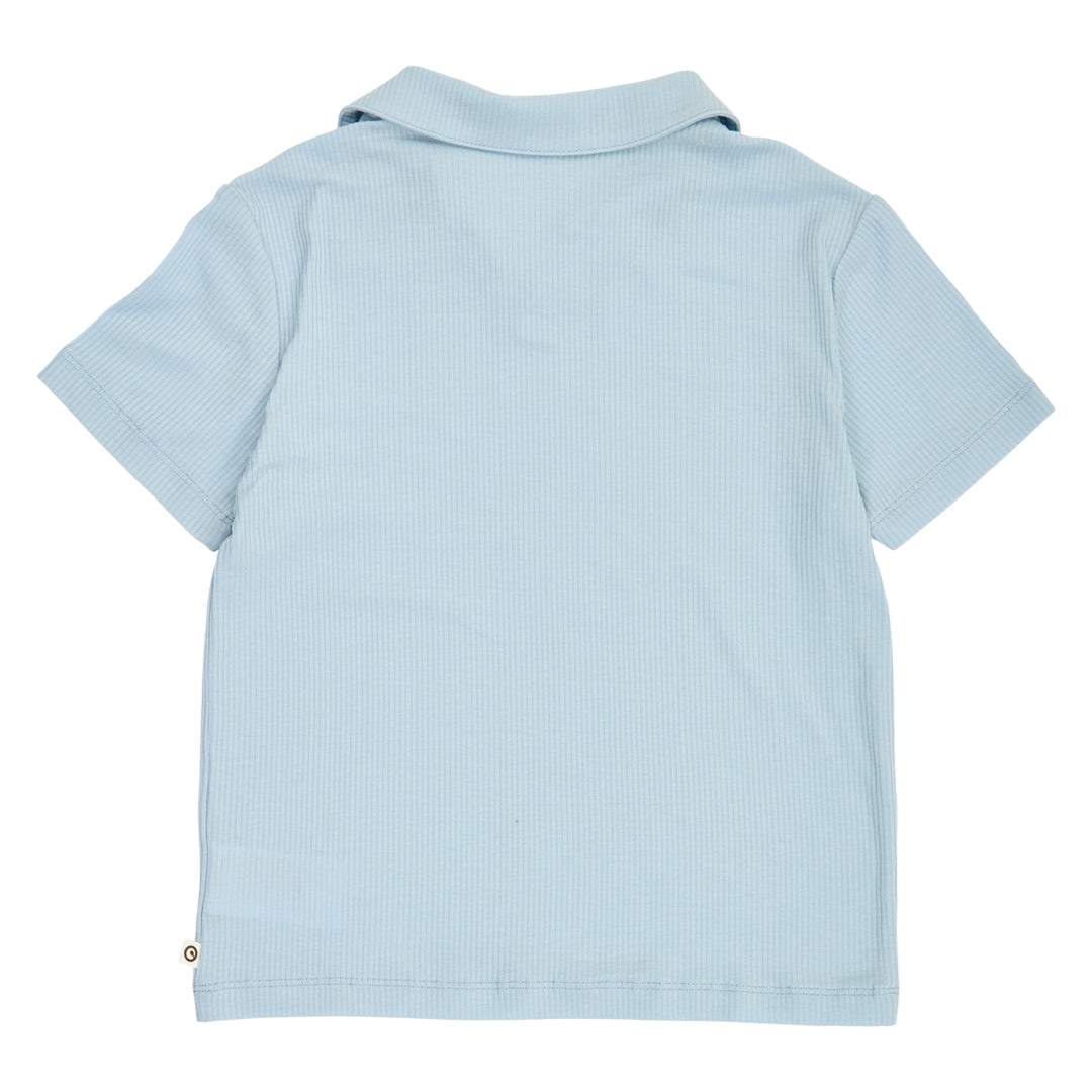 müsli MELLOW tencel polo T-shirt Ocean 014421102