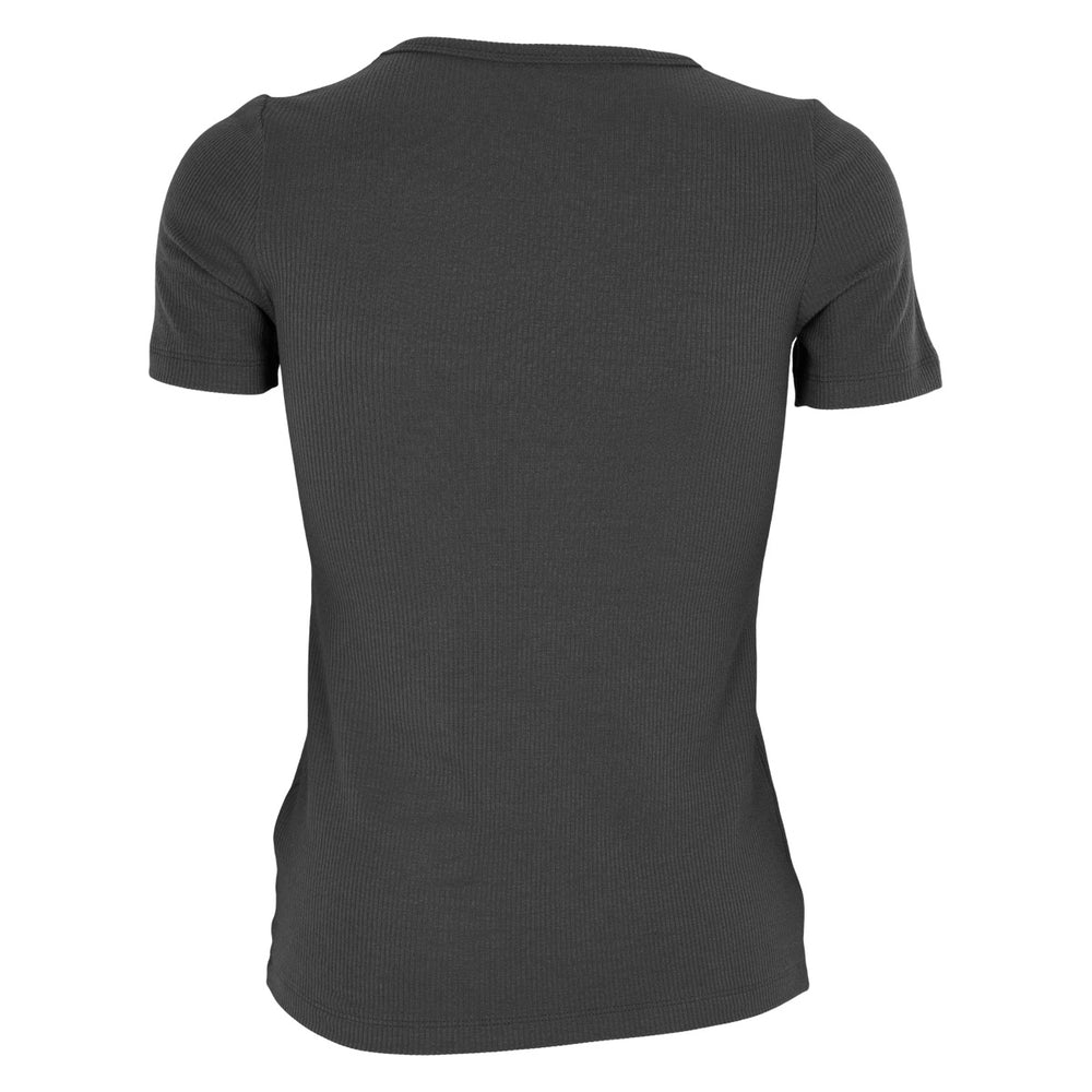 Conservandum MELLOW tencel rib T-shirt T-shirt Black 019400706