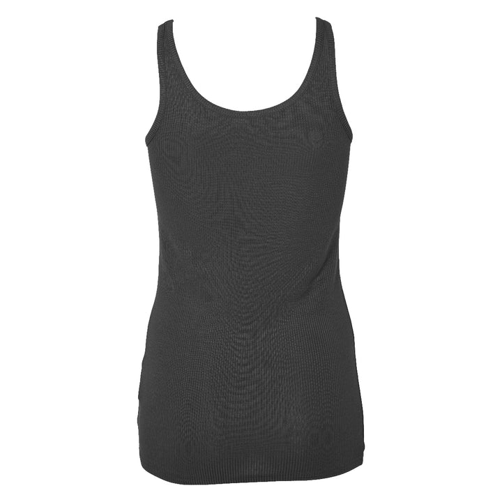 Conservandum MELLOW tencel rib ærmeløs top T-shirt Black 019400706