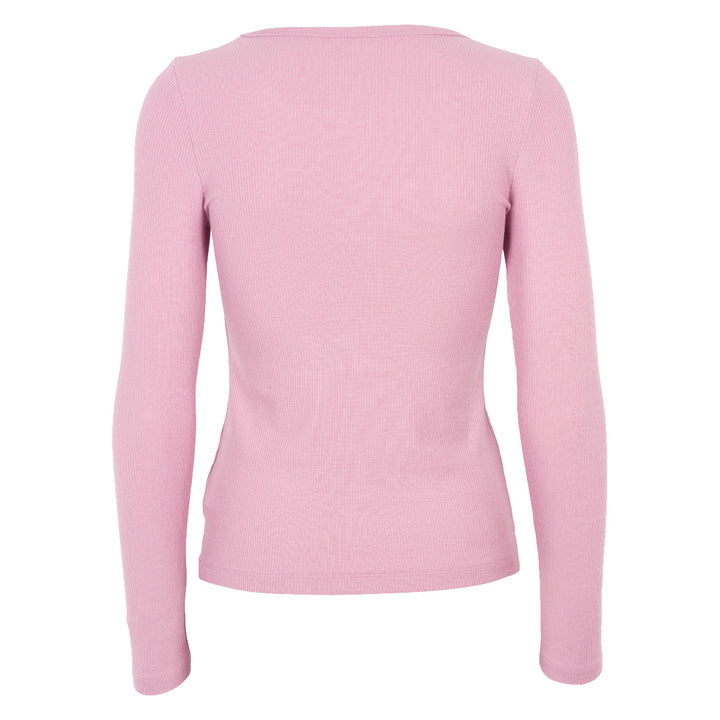 Conservandum MELLOW tencel rib langærmet bluse T-shirt Nectar 014230502