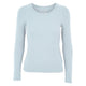 Conservandum MELLOW tencel rib langærmet bluse T-shirt Ocean 014421102