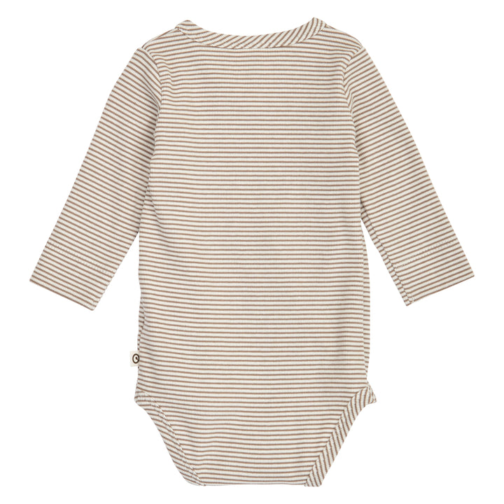 müsli MINI STRIPE RIB body Bodystockings Balsam cream/ Walnut 690000343