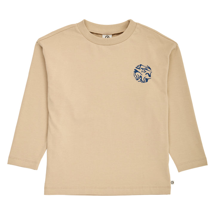 müsli NATURES IMPRINT printet bluse Langærmet bluse Safari 015111600
