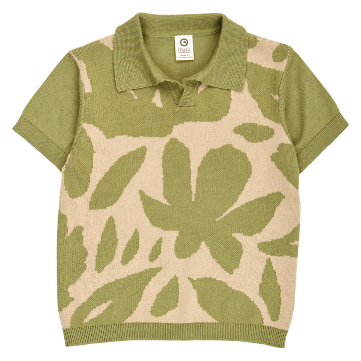 müsli NATURES IMPRINT strik polo T-shirt Spring 017052501