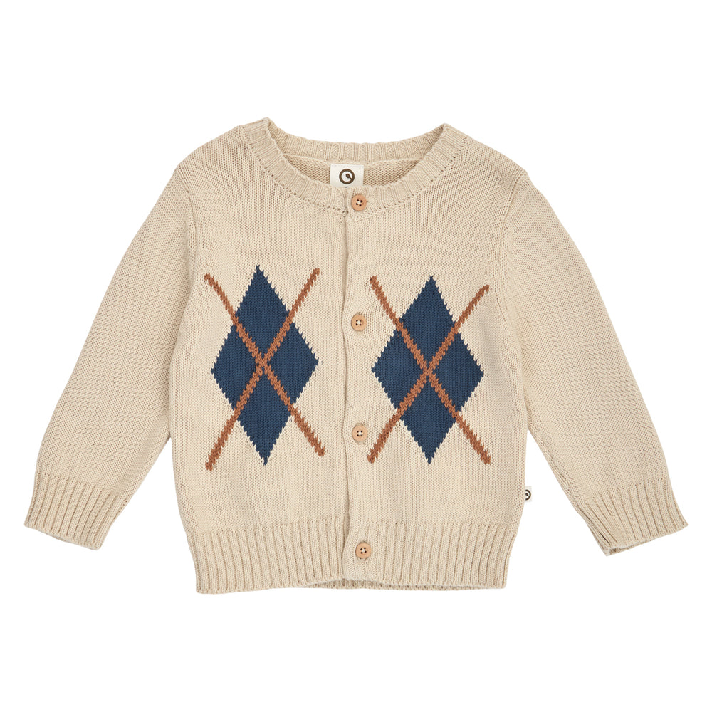 müsli OLD ENGLISH strikket cardigan Langærmet bluse Oak 013040001