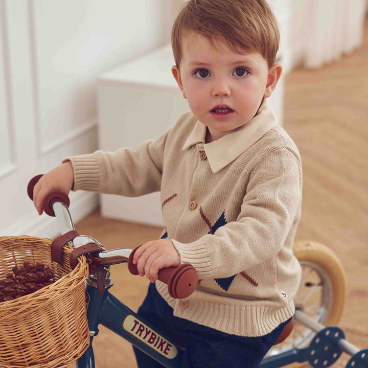 müsli OLD ENGLISH strikket cardigan Langærmet bluse Oak 013040001