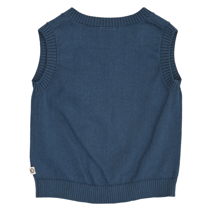 müsli OLD ENGLISH strikket vest Langærmet bluse Navy 019403101