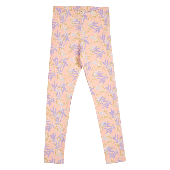 müsli PEONY blomstrede leggings Leggings Peach/ Bloom/ Dream 690000314
