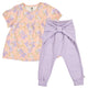 müsli PEONY blomstret 2-delt sæt Bodystockings Peach/ Bloom/ Dream 690000314