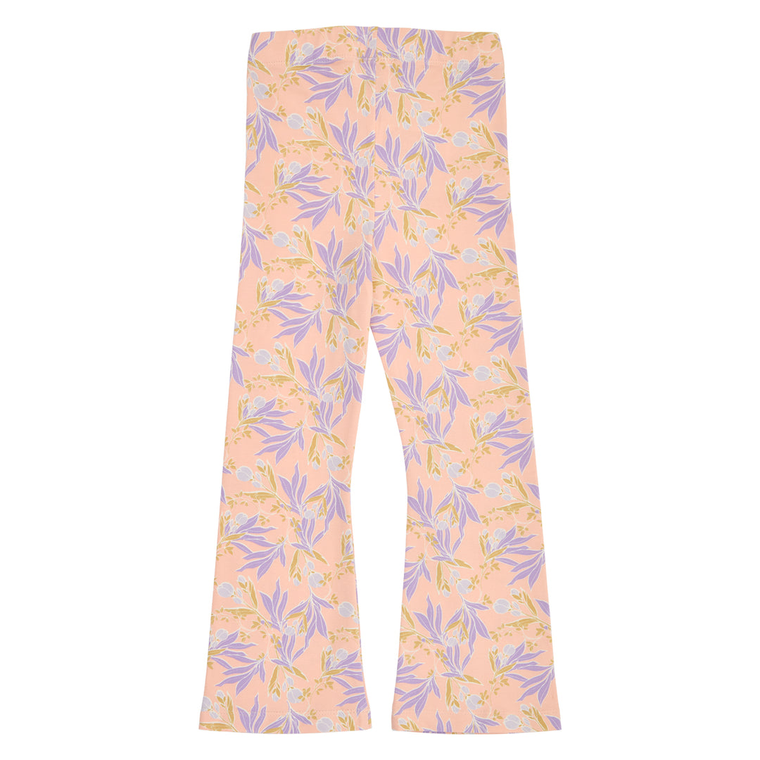 müsli PEONY flared bukser med blomsterprint Bukser Peach/ Bloom/ Dream 690000314
