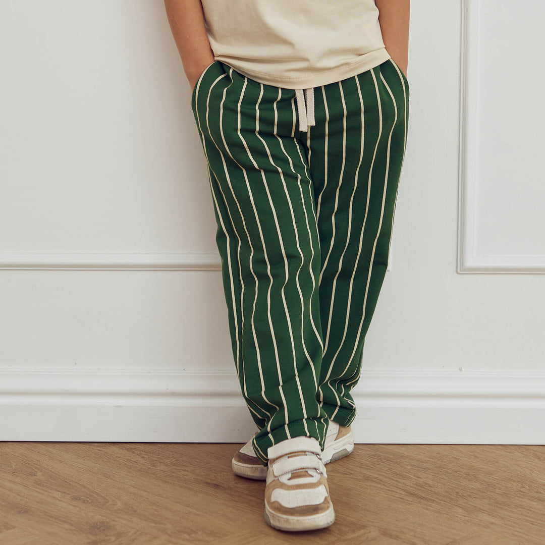 müsli PINSTRIPE sweat bukser Bukser Green gables/ Oak 690000266