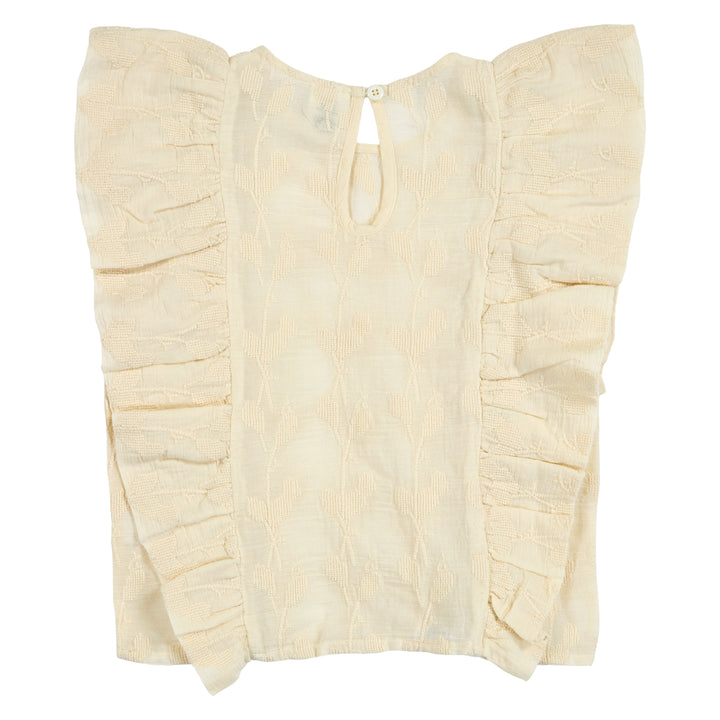 müsli POETRY flæse top T-shirt Natural 774000002